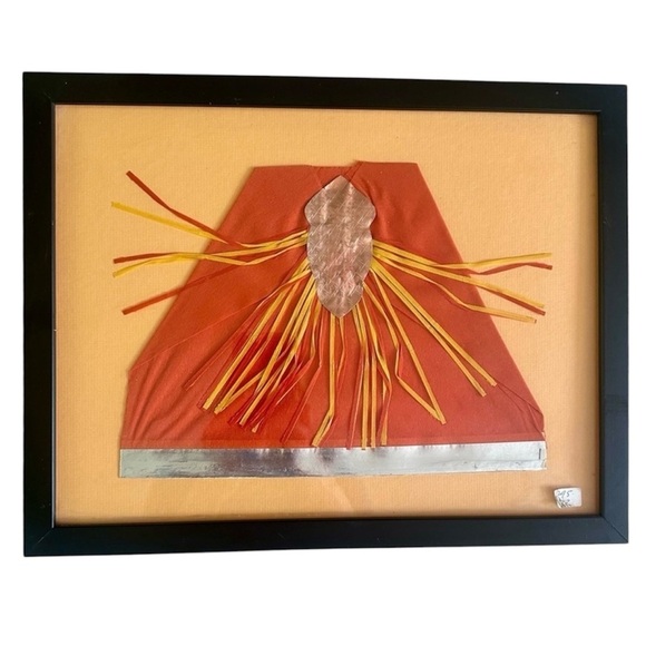 Rare Vintage 1940s Paper Party Hat Retro Ephemera Wall Art Mid-Century Americana - Picture 1 of 5